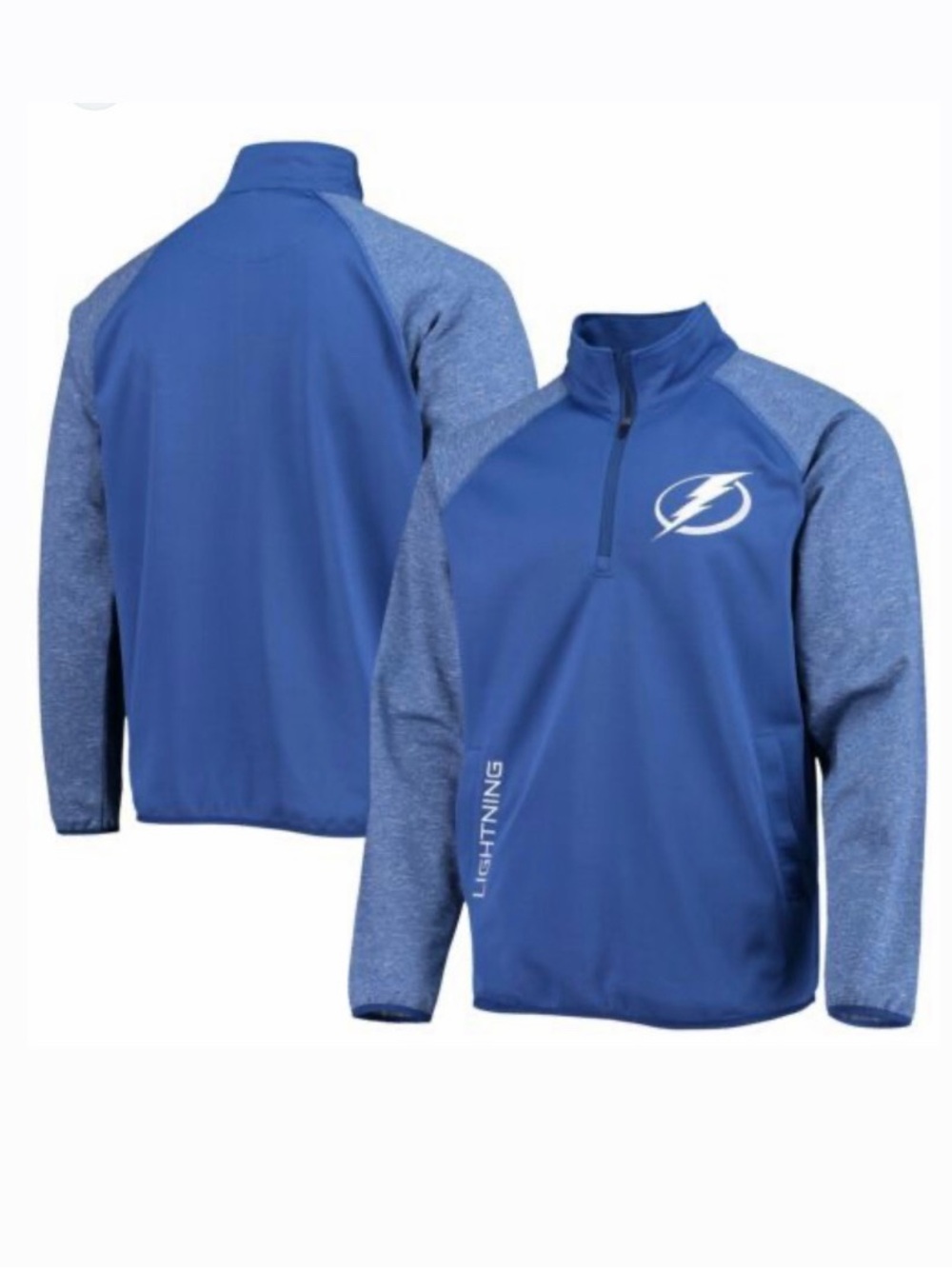 TAMPA BAY LIGHTNING NHL OFFICIAL LICENSED MENS XXL 1/4 ZIP JACKET